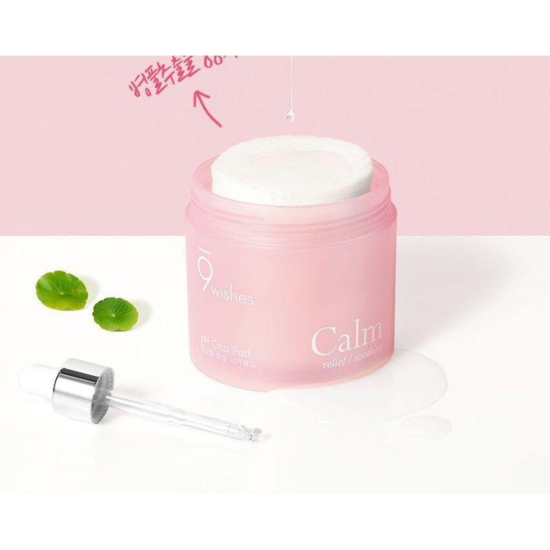 9WISHES PH Calm Cica Toner Pad