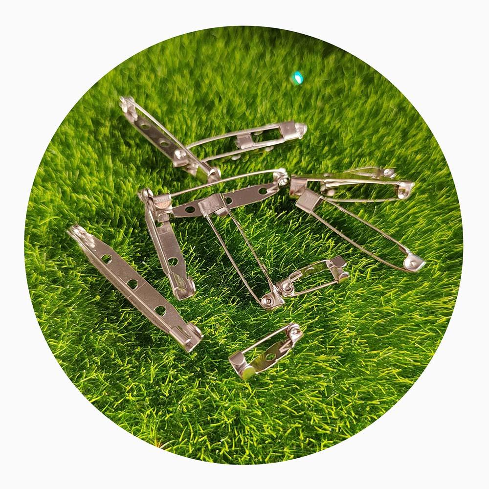 Brooch Base Back Bar Badge Holder Safe Lock Brooch Pins for DIY Brooch Jewelry Making Accessories
