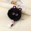 Cute Plush Toy Cat Doll Keychain Fluffy Soft Anime Stuffed Key Ring Backpack Bag Pendant Lovely Gift