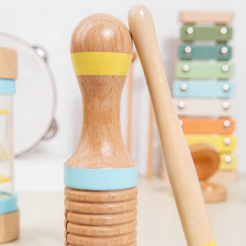 Wood Music Instruments Preschool Educational Toy Music Enlightenment for Early Learning and Rhythm Skills