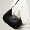 New Underarm Bag Premium Versatile Leather Shoulder Bag Niche Design Moon Bag