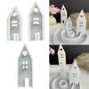 Molde de silicona para casa de corazón, molde de fundición de velas para jabón, molde para hornear galletas, artesanía DIY, decoración del hogar