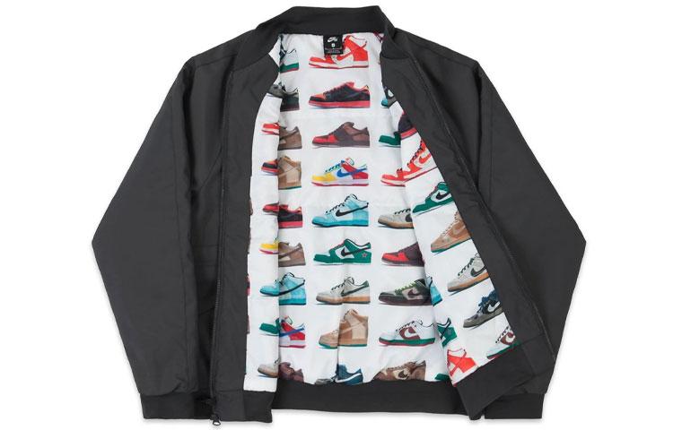 Nike Jackets Men's Black Stand Collar Moderate Other CV4358-084