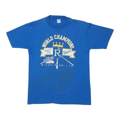 Vintage 1985 Kansas City Royals World Champions Shirt