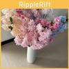 Cherry Blossom Realistic Silk Flowers Wedding Decor Home Staging Props Photo