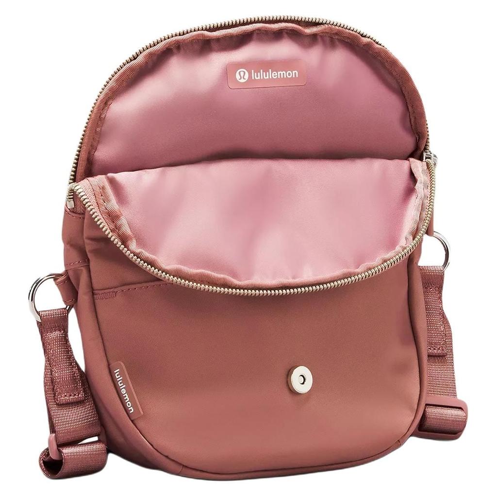 Lululemon All Night Festival Nylon Shoulder Bag, Crossbody Bag Women's Spice Tea Brown LW9ENNS-048097