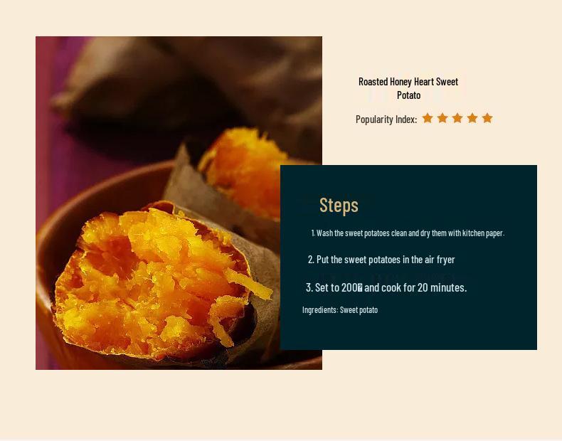 Friteuză cu aer multifuncțională Camel 6L - Capacitate mare, Complet automată, Design fără întoarcere.