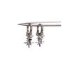 Blue Zircon Star Ear Cuff: Elegant & Versatile Light Luxury Earrings for a Fashionable Commute.