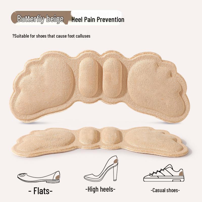 

Butterfly Heel Inserts: Anti-Slip, Invisible Sponge Pads to Prevent Rubbing and Slipping in High Heels Trimmable