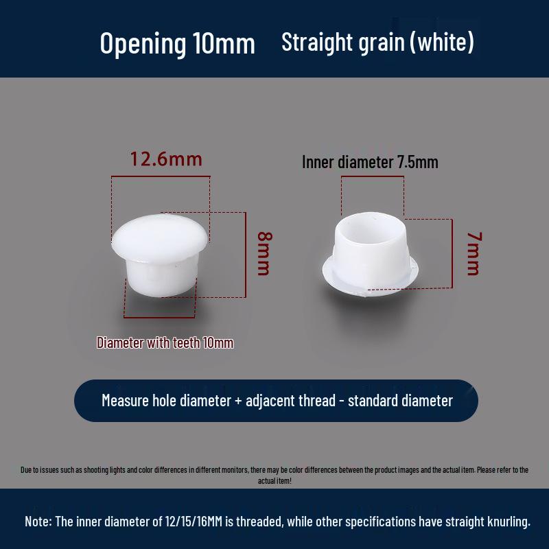 Universeller Runder Dekoplastikstopfen für Möbelscharniere und Schraubenlöcher