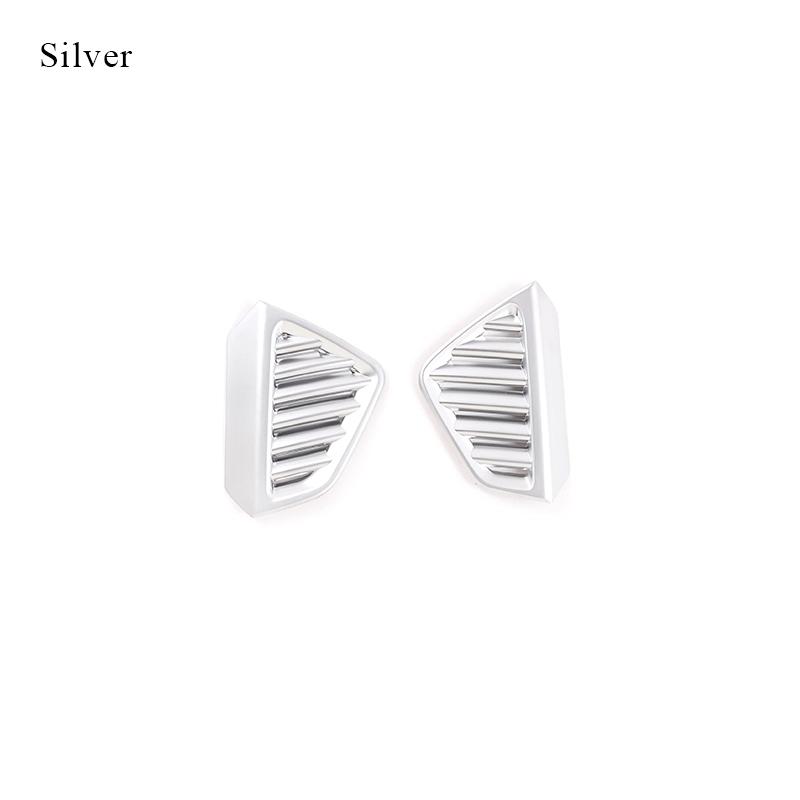 

Для Mercedes Benz GLE GLS Class W167 X167 GLE350 450 ABS хромированная приборная панель автомобиля, боковая накладка на рамку для выпуска воздуха серебряный