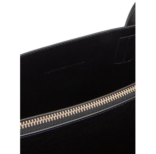 Bag Tommy Hilfiger Tommy Hilfiger Th Distinct Satchel AW0AW17463 Black
