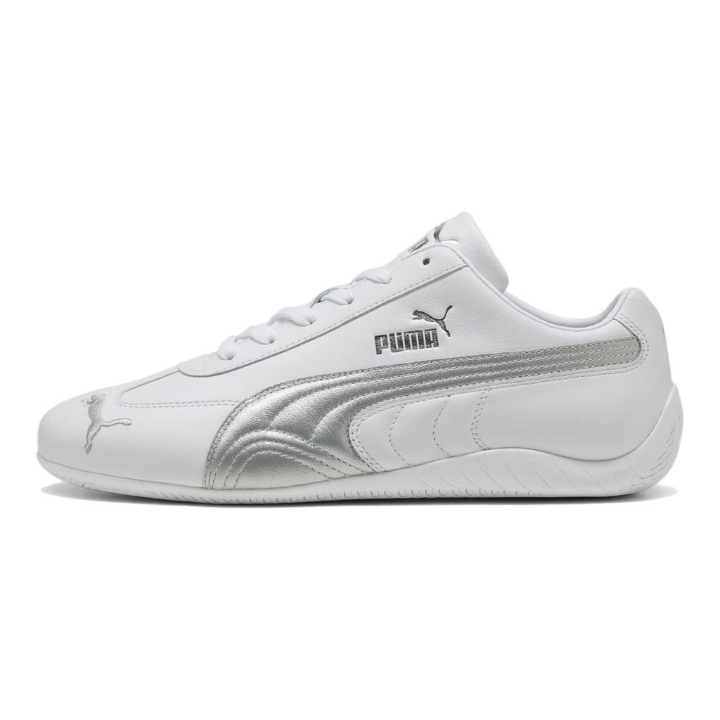 Puma Speedcat Leather White Silver Unisex Sneakers 401603-03