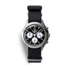 NAVAL WATCH Produced by Quartz NATO Strap LOWERCASE:FRXC001 Black/White dial/Chronograph