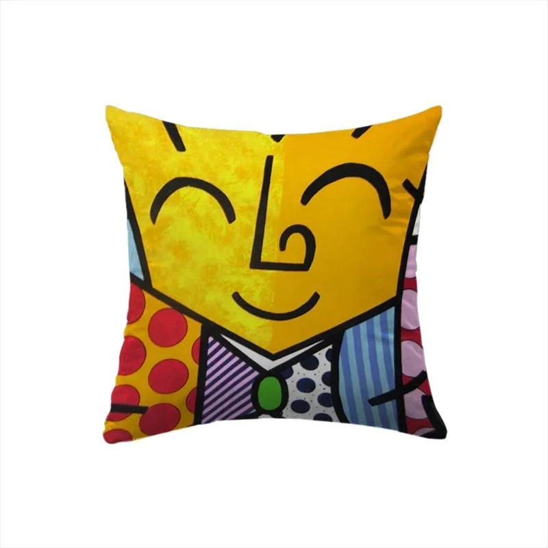Luksuriøst Sofaputetrekk B-Britto Putetrekk Firkantet Putetrekk Hjemmetekstil Dakimakura Bryllupsgave