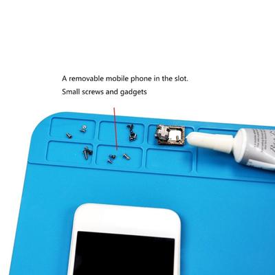 Silikonová podložka na pájení a opravy s designem pro držení magnetických nástrojů