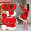 Tumao Kinder Weihnachten Cosplay Rentier Kostüm für Weihnachtsmann Kostüm für Weihnachtsmann Kostüm für Kinder und Kostüm für Neue und Bühnenauftritte Mädchen,