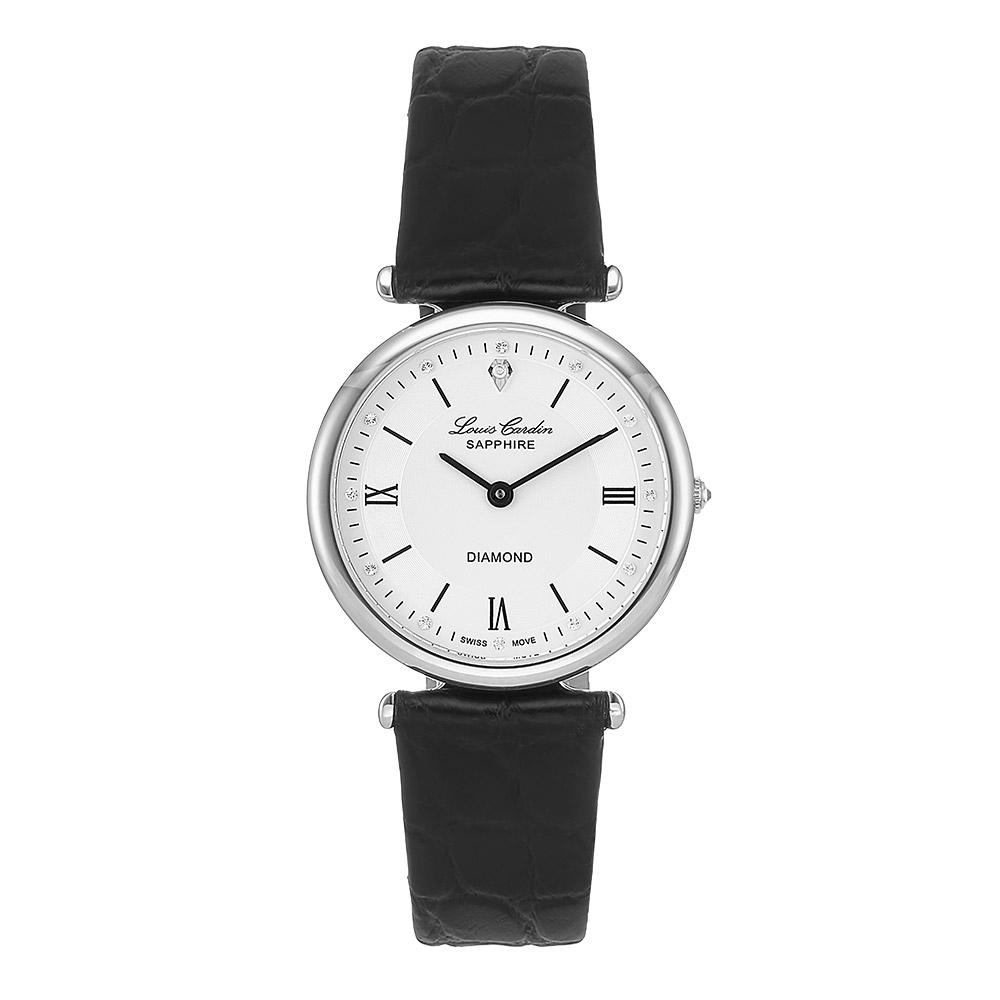 Luiseukadin Lc704Wt_L Women'S Diamond Ultra-Slim Metal Watch