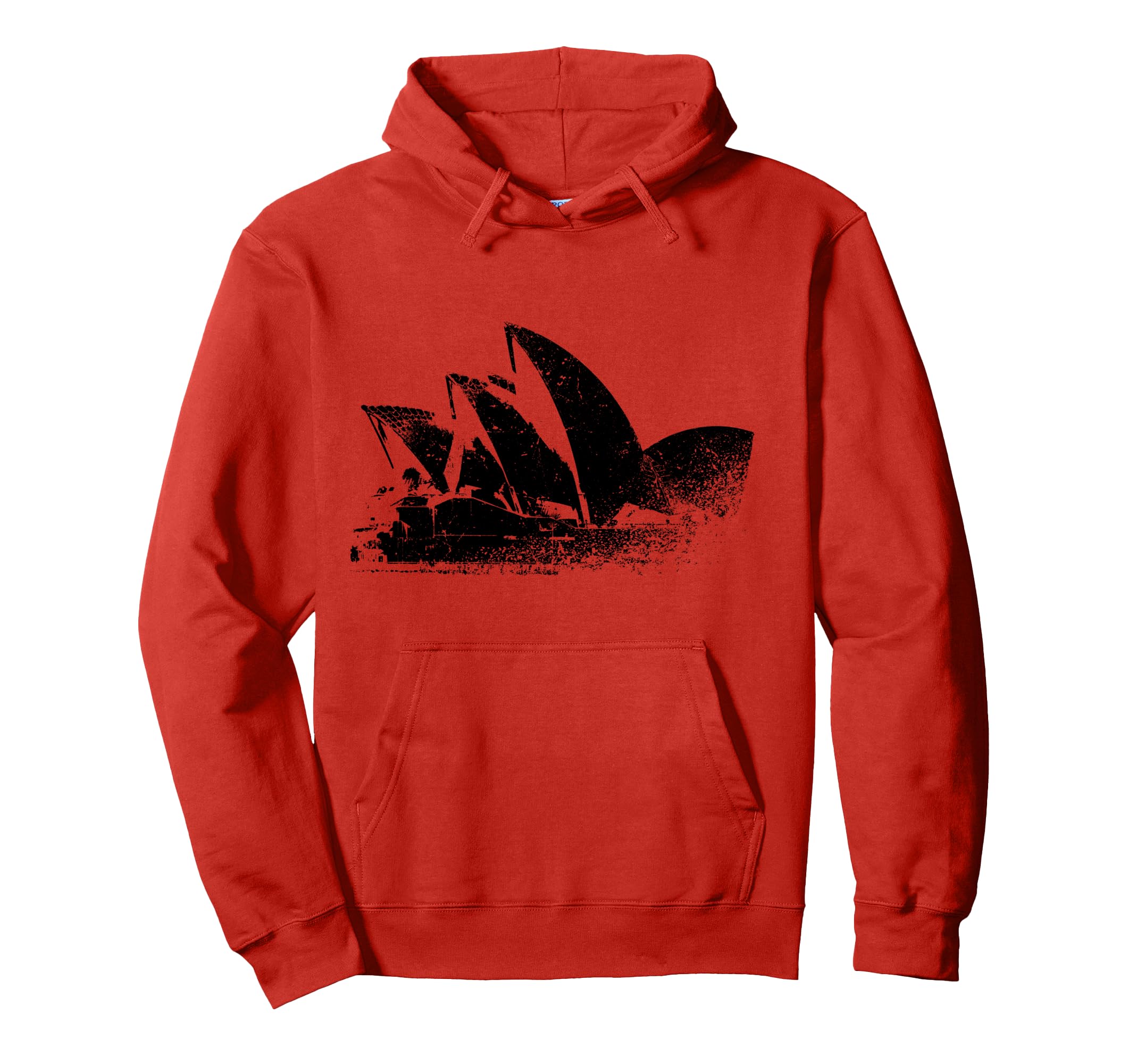 

Vintage Sydney Opera House Skyline Sydney Australia Hoodie Fan, чорний