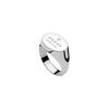 Bague en Argent 925 Brillante avec Logo Micro Marque Bagues Unisexes 797033-J8400-8106
