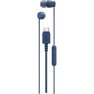 Sony IER-EX15C LZ Earphones Type-C Wired Compact 4 Colors Built-in Microphone Hands-free Calling Clear Sound 1.2m Cord Remote Control