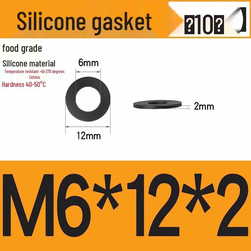 Silicone High-Temp Waterproof Gasket & Shock Absorbing Seal Pad