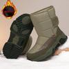 Children's Snow Boots Winter High-Top Children's Magic Tape Cotton Shoes Students Outdoor Comfortable Non Slip Thick Sole Boots