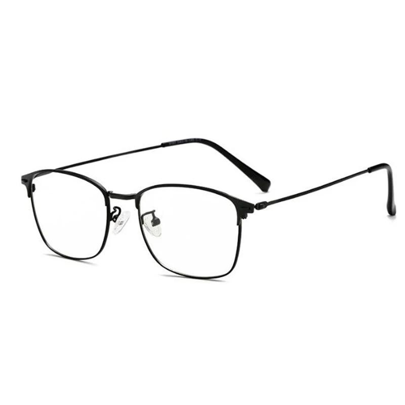 Photochromie Brille Quadratischer Legierungsrahmen Kurzsichtigkeitsbrille Outdoor UV-Schutz Dioptrie -0.5 -1.0 -1.5 -2.0 Bis -6.0