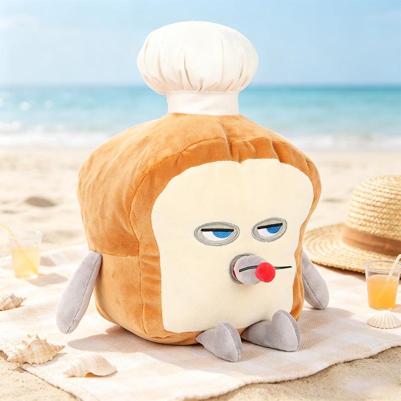 Cute Cartoon Child Picture Book Bread Boy Thief Plush Toy Soft Bread Friend Series Anime Figure Peripheral Plushie Doll Kid Gift