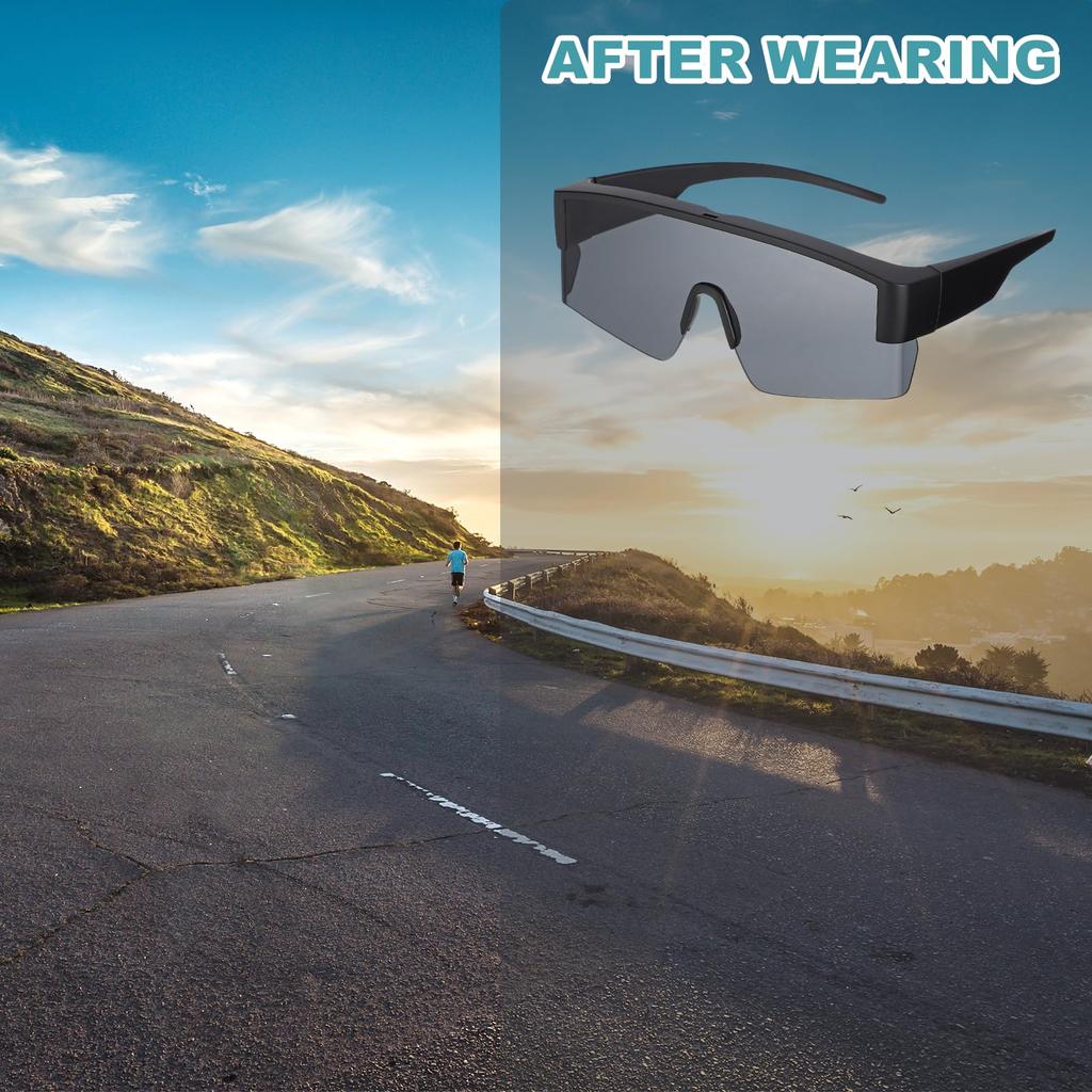 Sports for for Black Gray [uxcell] Sunglasses, Polarized, Cycling, Men's & Women's, Hiking, Cycling, Driving, Fishing, Running, &