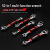 52-in-1 Multi-purpose Universal Socket Wrench Set with 360° Rotating Heads, 8 Pcs