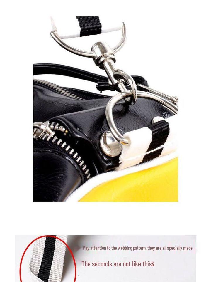 Large Capacity Trendy Travel Handbag: Round Barrel Style for Women & Men - Casual Tote & Gym Sports Bag