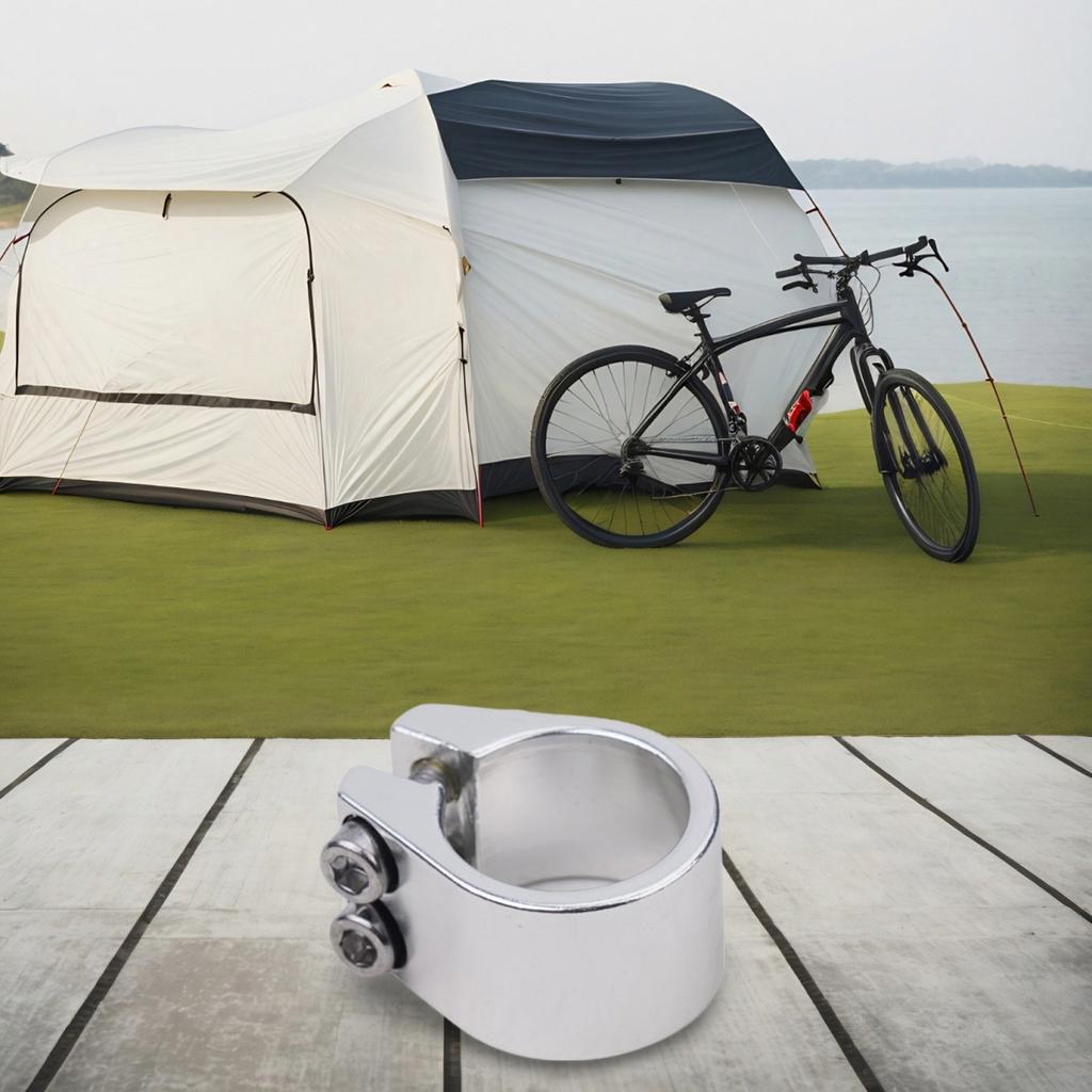 Seatpost Seatpost Clamp 31.8mm Double Bolt Forged Alloy