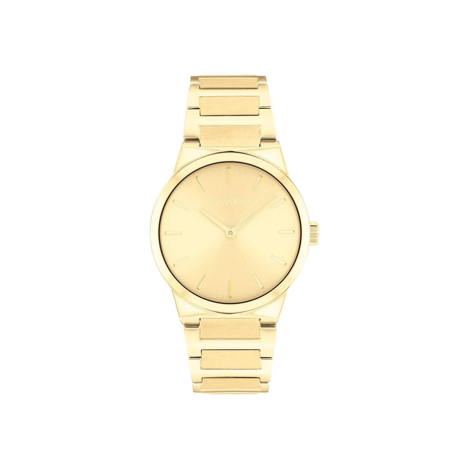 

Calvin Klein LINEAR ELEGANCE Gold Stainless Steel 25100077 Women s Watch, Dial, Strap, [Officially Imported] золотой