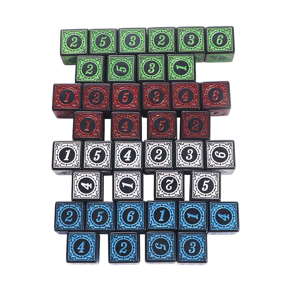Toys D6 Role Playing Game Multi Sided Acrylic Dices Polyhedral
