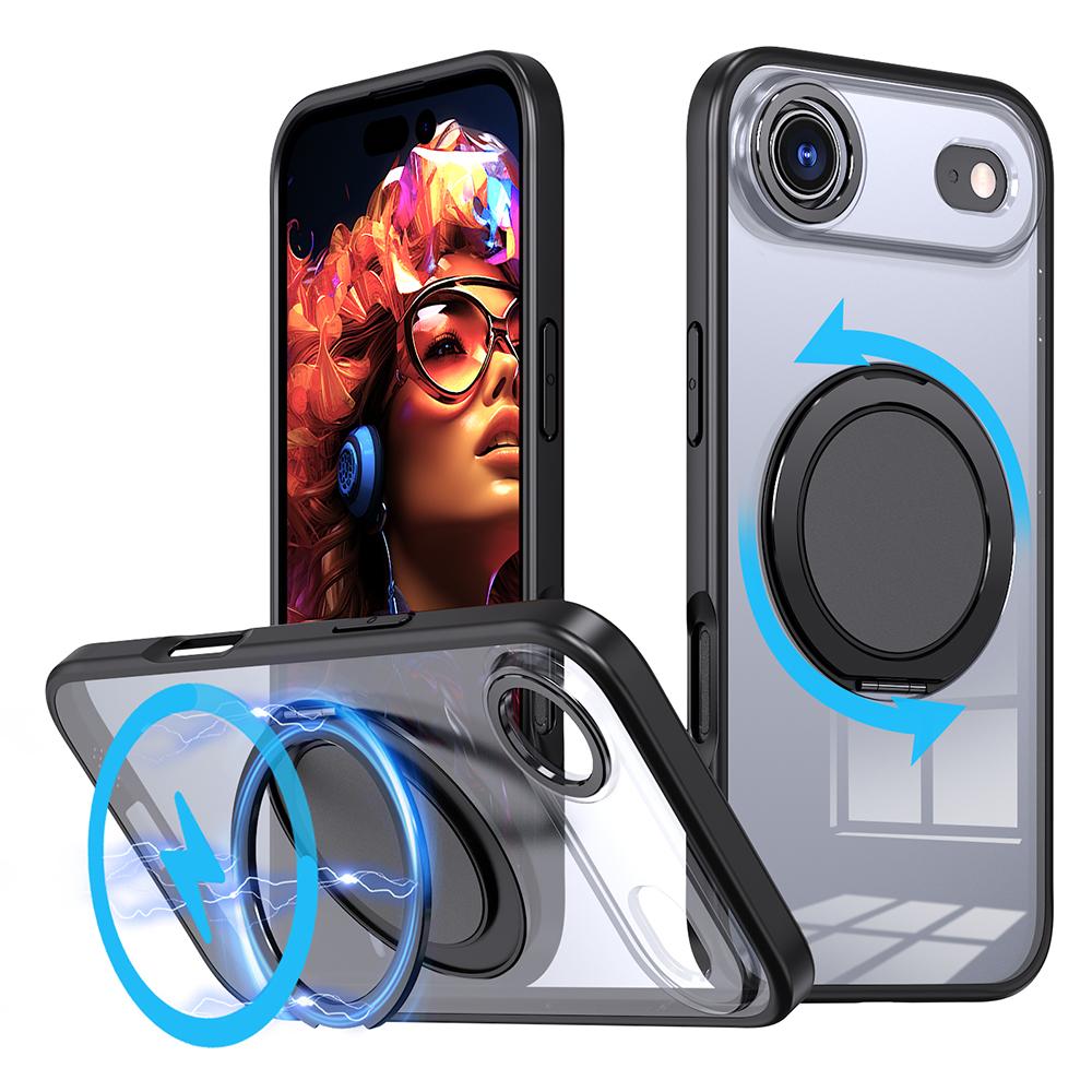 For iPhone 17 Air Case Compatible with MagSafe TPU+PC Kickstand Phone Cover