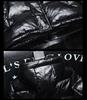2025 Men's Winter Trendy Glossy White Duck Down Hooded Jacket