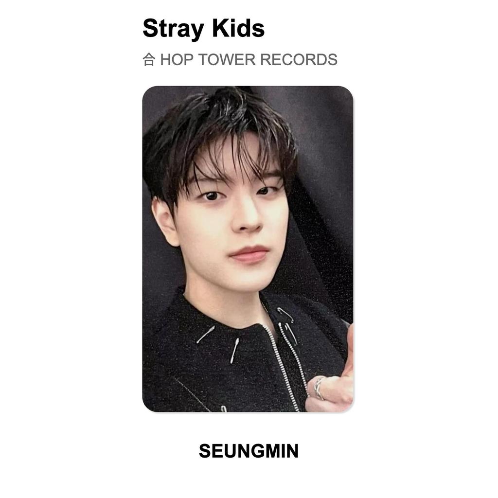 Stray Kids HOP TOWER RECORDS Official Photocard