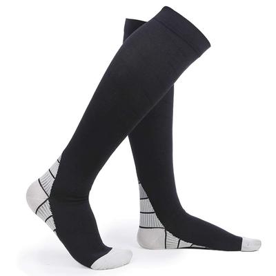 [iyoiyo] Compression Socks, Compression Socks, Sports Socks, Elastic Socks, Calf Supporter, 10 Colors In Total SOKa01 (gradation Gray, L-XL)