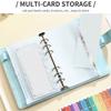 Loose-Leaf Money Saving Binder Waterproof A6 Budget Binder with Cash Envelope  30 Day Challenge