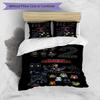 3pcs Duvet Cover Set (1*Duvet Cover + 2*Pillowcase, Without Core), How to Train Your Dragon Print Bedding Set, Bedroom Decor, All‑Season, Birthday Gif