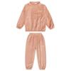 Parent-Child Flannel Pajama Set: Coral Fleece for Baby, Kid, Adult - Autumn/Winter Homewear