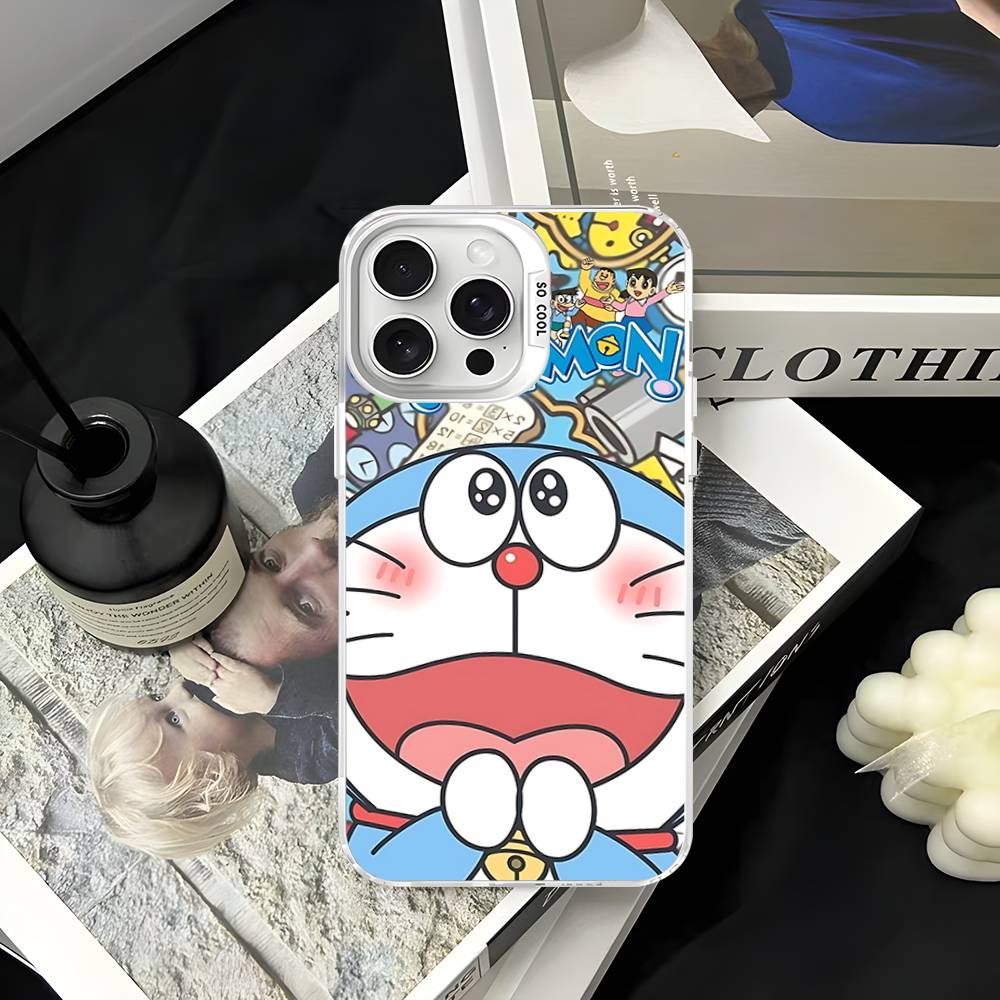 Cartoon D-Doraemons Phone Case For IPhone 16 15 14 13 12 11 Pro Max 17 Plus Colorful Cover