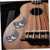 LIFKOME Ukulele Protective Stickers, Anti-Scratch Ukulele Pickguards, 10 Pieces, Durable Material, Creative Design, Decorative Effect