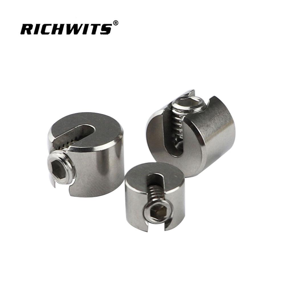 316 Stainless Steel Slot Head Wire Rope Clamp for Cable Mesh