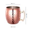 Tasses Mule de Moscou en cuivre massif, tasse sans doublure de 18 onces, tasse à boire parfaite pour les cocktails, le thé glacé et la bière