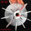Plastic Motor Fan Blade Adjustable Motor Cooling Fan Impeller Motor Fan Vane High Temperature For Hydraulic Motor Accessories