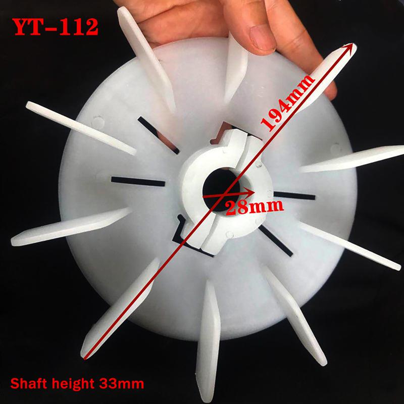 Plastic Motor Fan Blade Adjustable Motor Cooling Fan Impeller Motor Fan Vane High Temperature For Hydraulic Motor Accessories