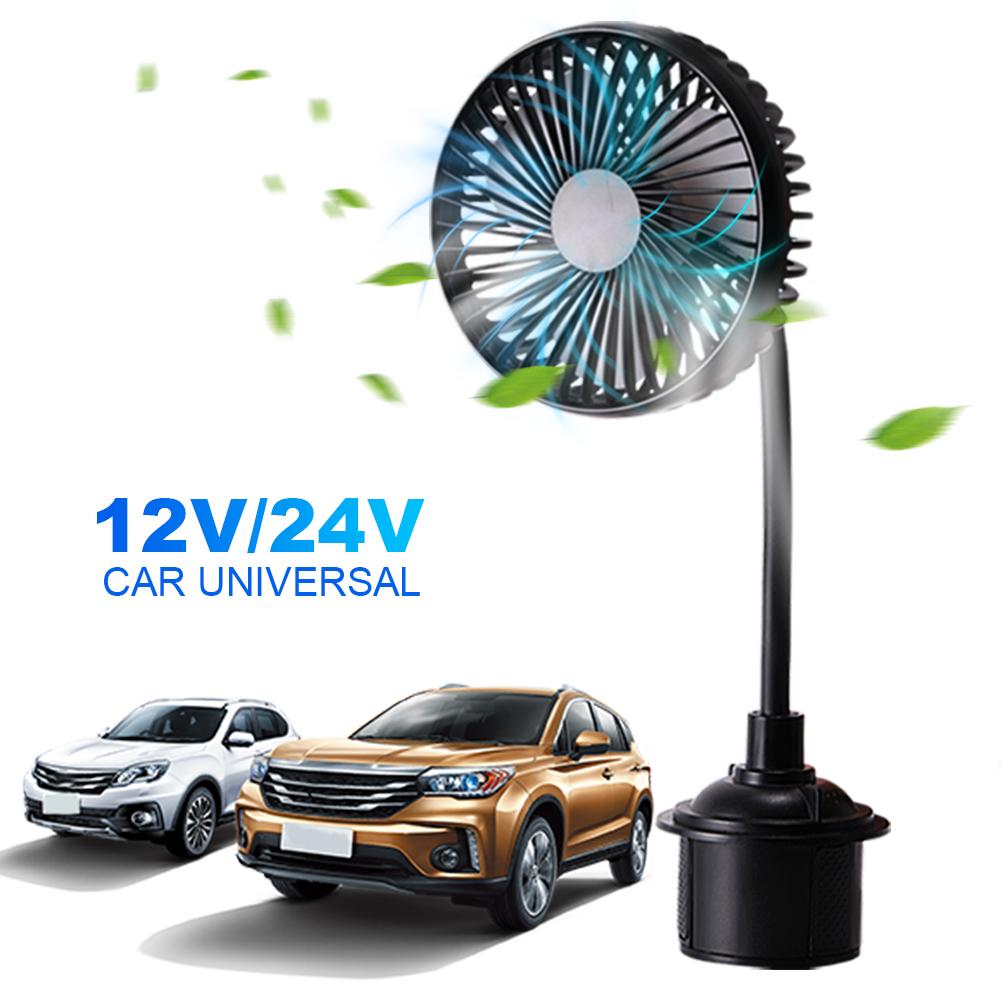 USB 3 Speed Electric Car Fans Powerful Quiet Auto Cooler Fan Rotatable for Car Van Truck SUV RV