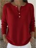 V-Neck Button Cardigan: European & American Style, Solid Color, Loose Fit, Knitted Sweater for Women - Autumn/Winter